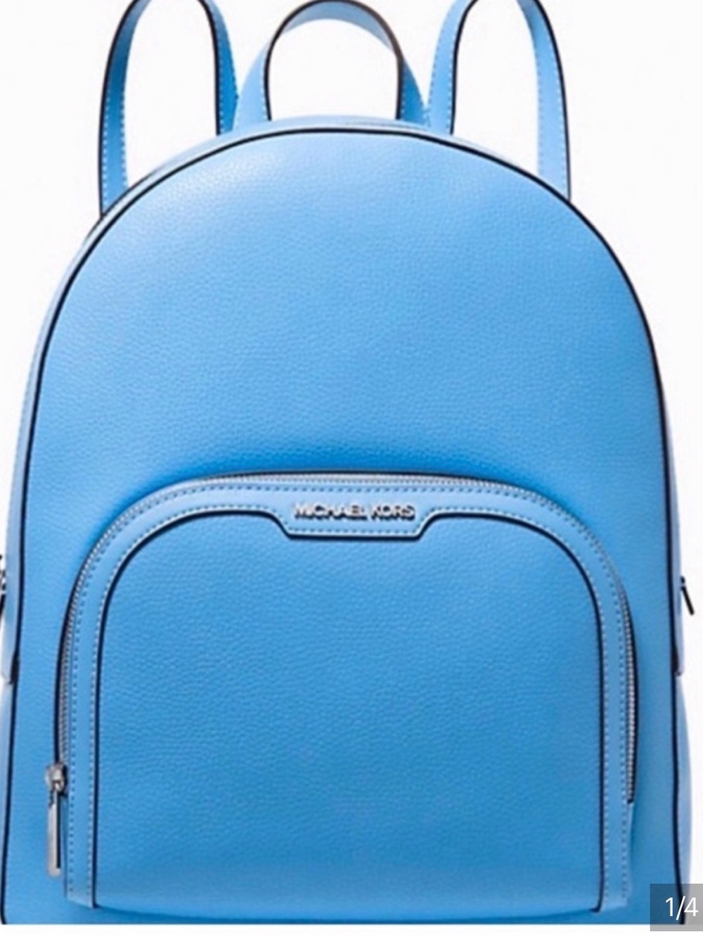 Michael Kors Sky Blue Leather Backpack